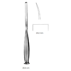 Smith-Petersen Bone Chisel, 25.0 mm Curved