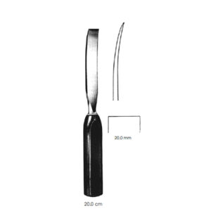 Bone Chisels Osteotom, 20 mm Curved
