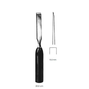 Bone Chisels Osteotom, 10 mm Straight