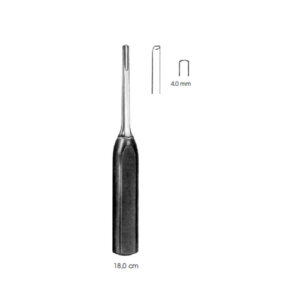 Bone Gouges, Lexer-Mini, Gouge 4 mm