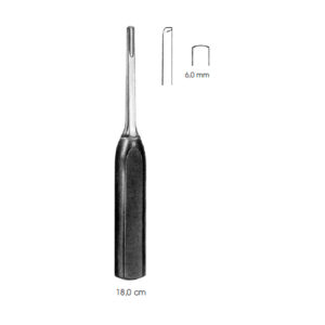 Bone Gouges, Lexer-Mini, Gouge 6 mm