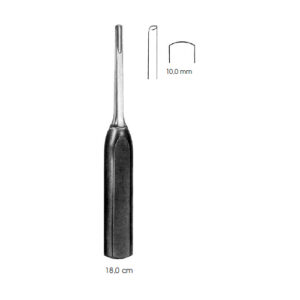 Bone Gouges, Lexer-Mini, Gouge 10 mm