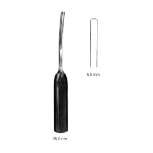 Bone Gouges, Spongiosa, 5 mm Curved