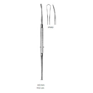 Raspatories, Freer, 19,0 cm Sharp