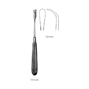 Raspatories, Adson, 7,0 mm, Fig. 4