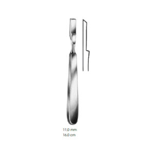 Raspatories, Farabeuf-Collin, 16,0 cm Straight