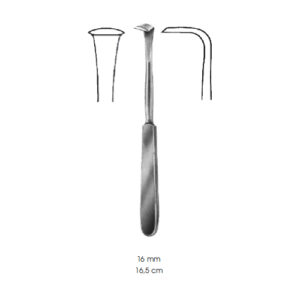 Raspatories, Langenbeck, 16,5 cm