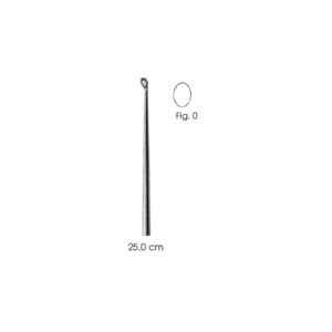 Bone Curettes, Fig. 0 Curved