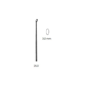 Bone Curettes, Bushe, 25,0