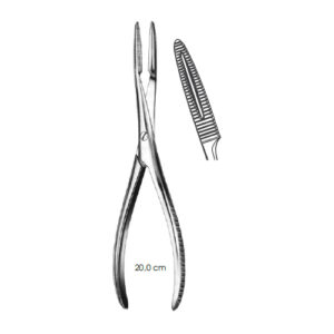 Bone Holding Forceps, Sequestrum Curved
