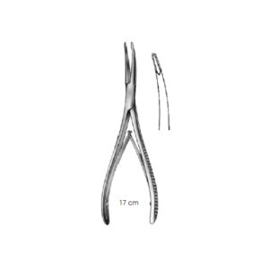 Bone Rongeur Forceps, Stellbrink, Light Curved