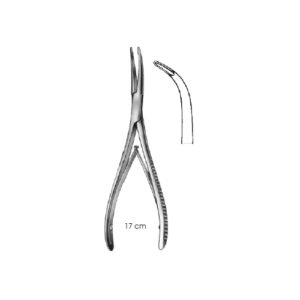 Bone Rongeur Forceps, Stellbrink, Strong Curved
