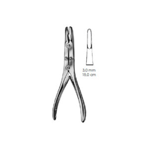 Bone Rongeur Forceps, Bohler 15,0 cm Straight