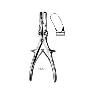 Bone Rongeur Forceps, Luer-Stille, Curved