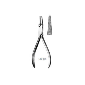 Flat Nose Plier Serrated