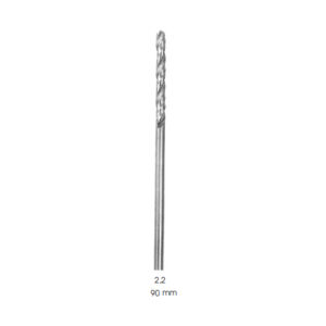 Drills, Round Shaft Length Ø 2,2 mm