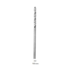 Drills, Round Shaft Length Ø 3.0 mm