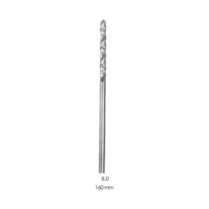 Drills, Round Shaft Length Ø 8.0 mm