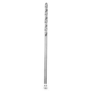 Drills, Round Shaft, Long Length Ø 4.5 mm