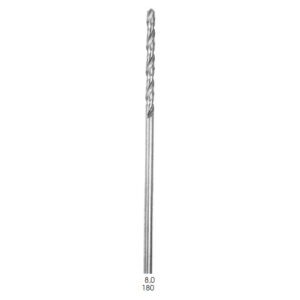 Drills, Round Shaft, Long Length Ø 8.0 mm