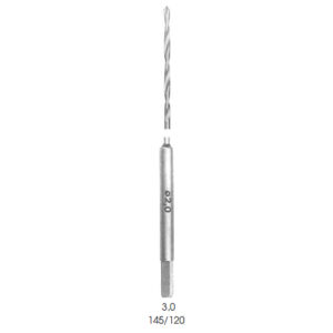 Drills, Quadroangular Shaft Length 145/ Ø 3.0 mm