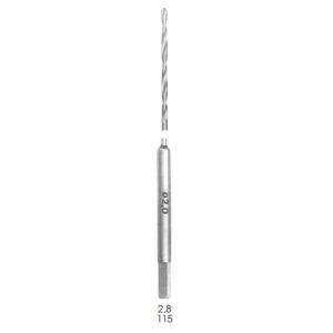 Drills, Quadroangular Shaft Length Ø 2.8 mm