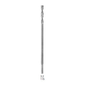 Drills, Triangular Shaft Length Ø 3.2 mm Cannulated