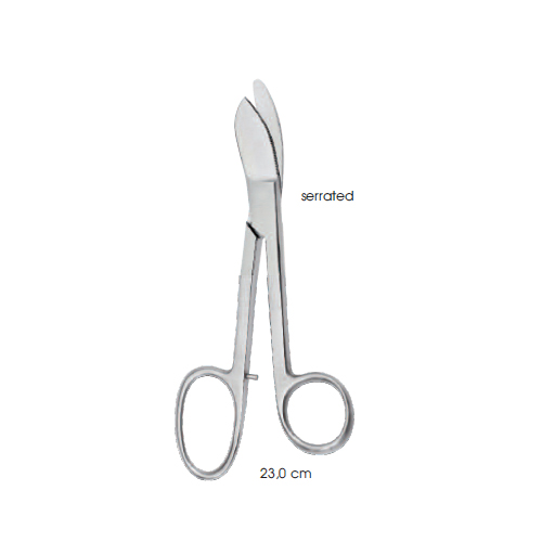 Bandage And Plaster Scissors, Bruns Serrated