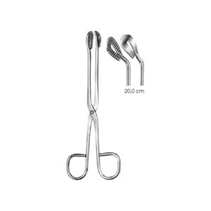 Universal Sterilizing Forceps Curved