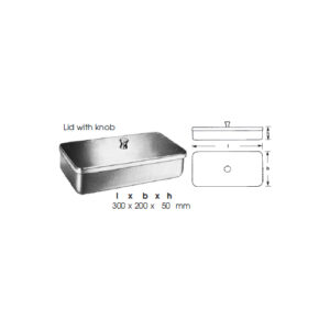 Boxes, Lid With Knob L X B X H 300 X 200 X